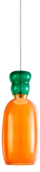 Lucande - Fay LED Lampada a Sospensione Orange/Green Lucande