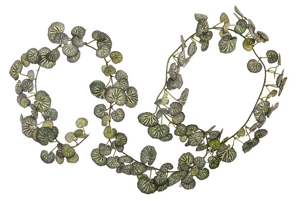 Set 3 Ghirlanda Artificiale Saxifraga con 147 Foglie Altezza 180 cm