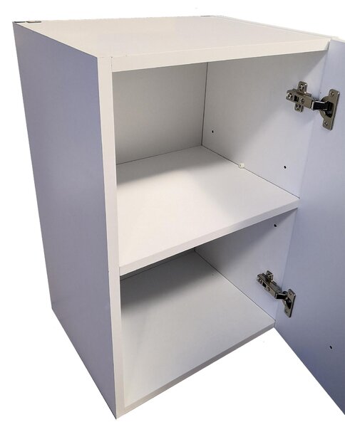 Pensile da Cucina 1 Anta 40x33x60 cm in Legno Bianco