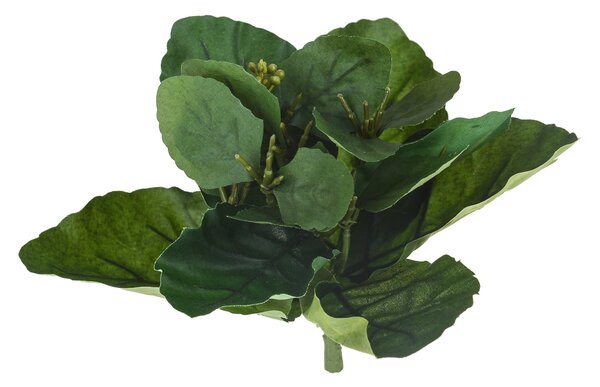 Set 12 Piantina Artificiale Senza Fiori 23 cm Verde