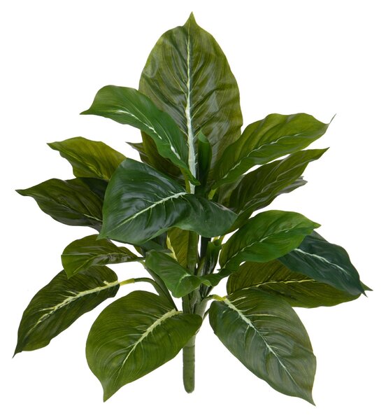 Set 2 Potos Artificiale per 22 Foglie H.38 cm Verde