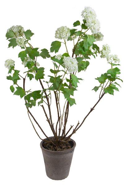 Viburno Artificiale con Vaso Altezza 97 cm
