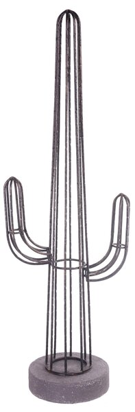 Profilo Cactus Artificiale in Metallo Altezza 91,5 cm Oro