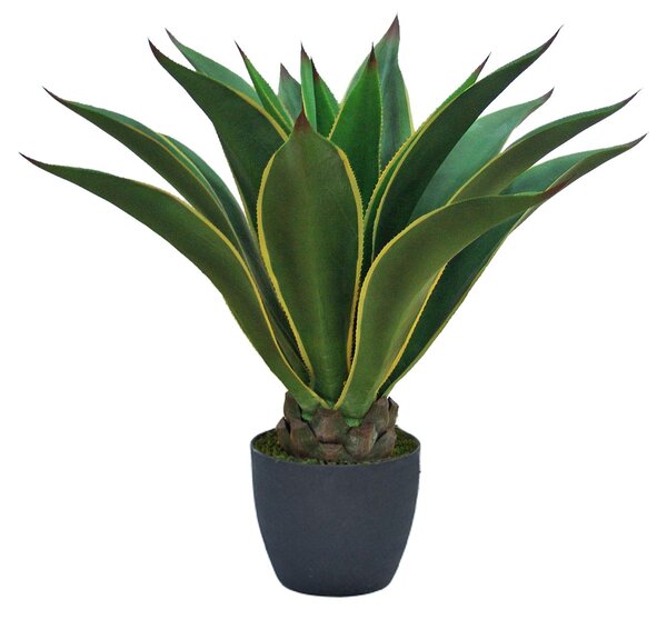 Pianta Artificiale di Agave attenuata con Vaso Altezza 98 cm Verde