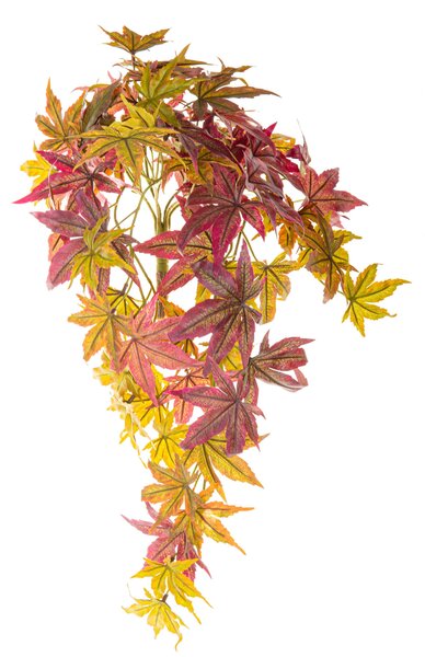 Set 2 Acero Artificiale Pendente Altezza 66 cm Viola