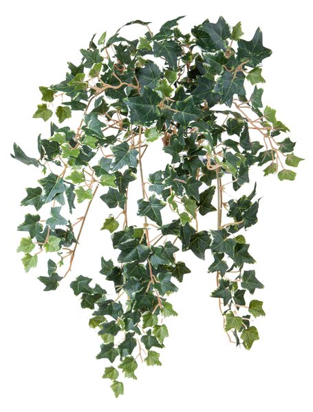Set 2 Cadente Mini Edera Artificiale con 302 Foglie H50 cm Verde