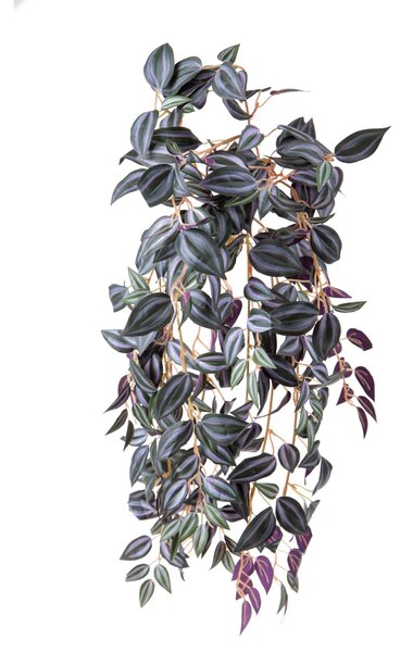 Set 2 Cadente Mini Tradescantia Artificiale con 302 Foglie H50 cm