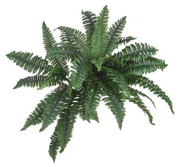 Felce Boston Artificiale Composta da 4 Gruppi e 49 Foglie Altezza 67 cm Verde