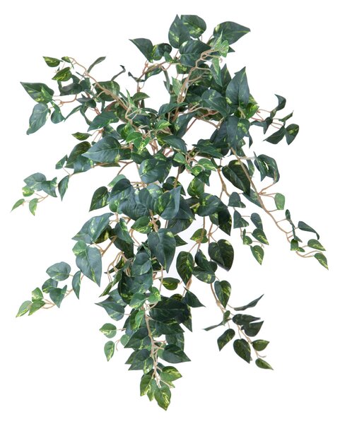 Set 2 Cadente Mini Edera Artificiale con 302 Foglie H50 cm Verde
