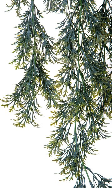 Set 4 Piante Artificiali di Senecio Pendente Altezza 78 cm Grigio
