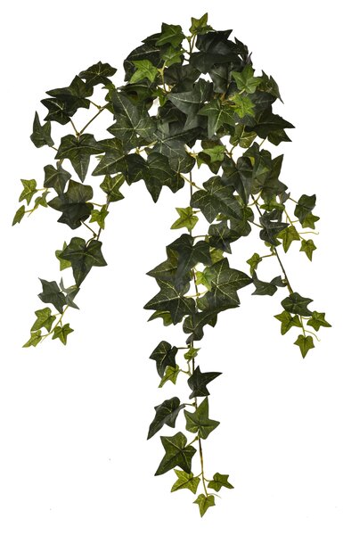 Set 2 Edera Artificiale English Ivy con 129 Foglie Altezza 68 cm Verde