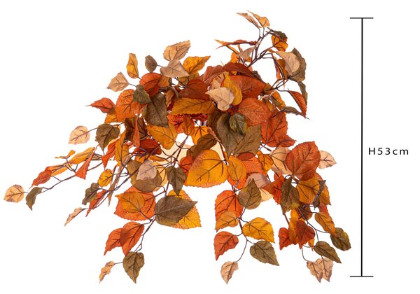 Aspen Artificiale a 12 Diramazioni Composto da 192 Foglie Altezza 53 cm