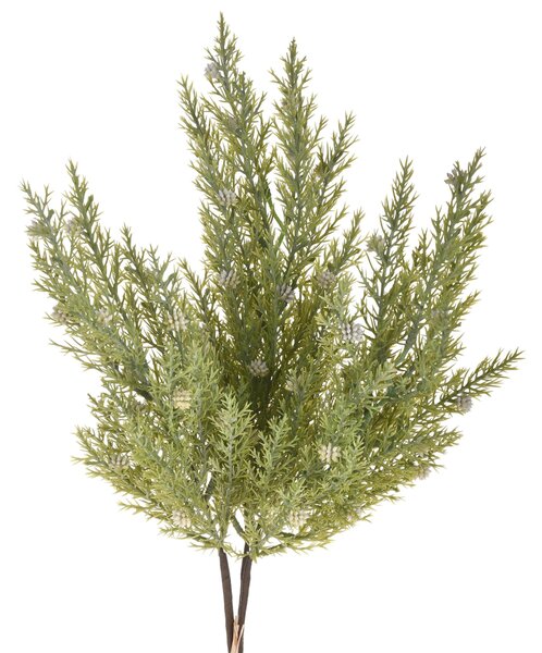 Set 4 Erica Artificiali con 3 Diramazioni Altezza 50 cm Verde