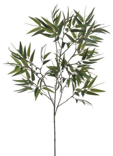 Set 2 Ramo a Tralcio Artificiale di Bamboo Composto da 180 Foglie Altezza 92 cm Verde