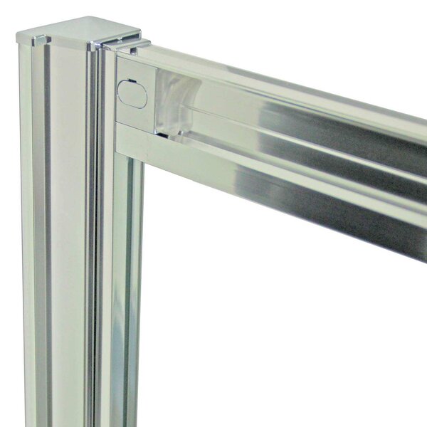 Box Doccia 3 Lati 1 Anta A Libro In Cristallo Opaco 6mm H198 Fosterberg Fyn Trio 70x70x70xH198 cm