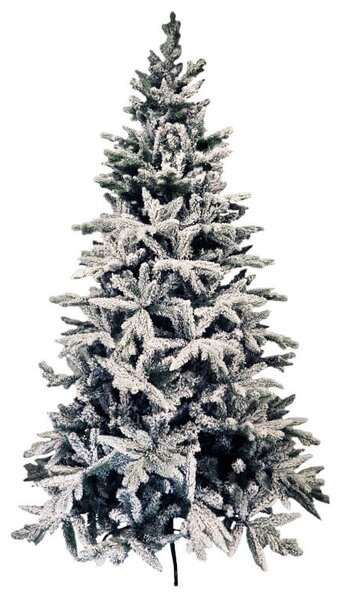 Albero di Natale Artificiale Innevato Abete Cibele Verde Altezza 152 cm