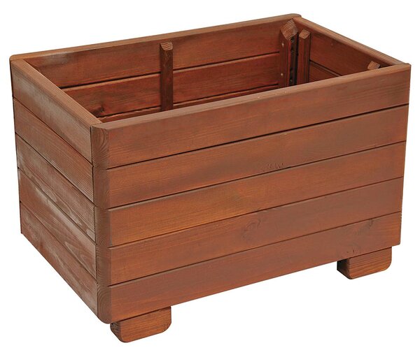 Fioriera da Giardino in Legno Rama Pine Marrone 62x40x40 cm