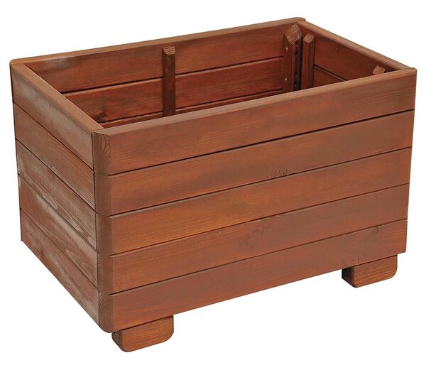 Fioriera da Giardino in Legno Rama Pine Marrone 62x40x40 cm