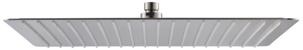 Soffione Doccia Quadrato Ultraslim 40x40 cm in Acciaio Inox Satinato Nilo