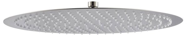 Soffione Doccia Tondo Ultraslim Ø40 cm in Acciaio Inox Satinato Nilo