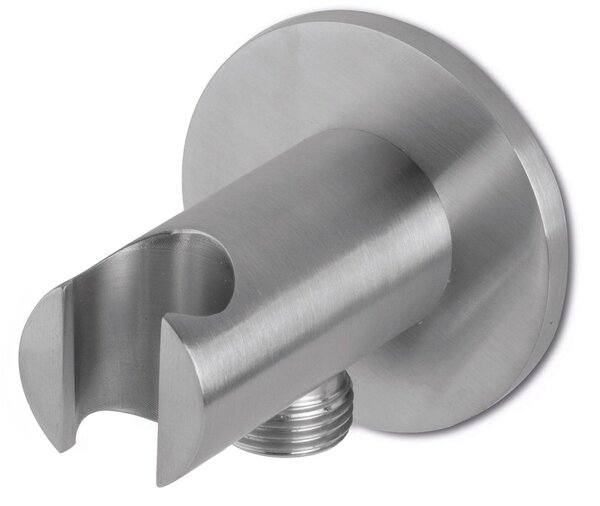 Presa D'acqua con Supporto Doccetta in Acciaio Inox Satinato Nilo