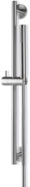 Saliscendi Asta con Doccetta in Acciaio Inox Satinato Nilo