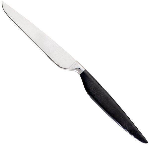 Set 6 Coltelli da Tavola Lama Liscia in PVD e Acciaio Inox Magnolia Nero