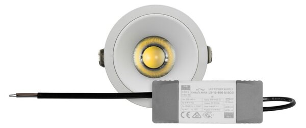 Faro LED Incasso 12W Foro Ø75mm IP65 CCT BRIDGELUX LED Bianco Variabile Colore Bianco Variabile CCT