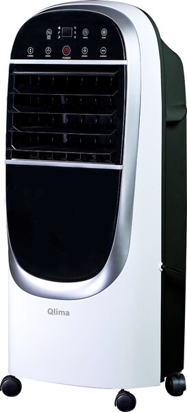 Raffrescatore Ventilatore con Ghiaccio 130W Qlima LK2100 Touch Bianco e Nero