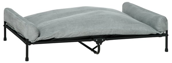 Brandina per Cani Max 30 Kg 120x80x30 cm con Cuscino Rimovibile Grigio
