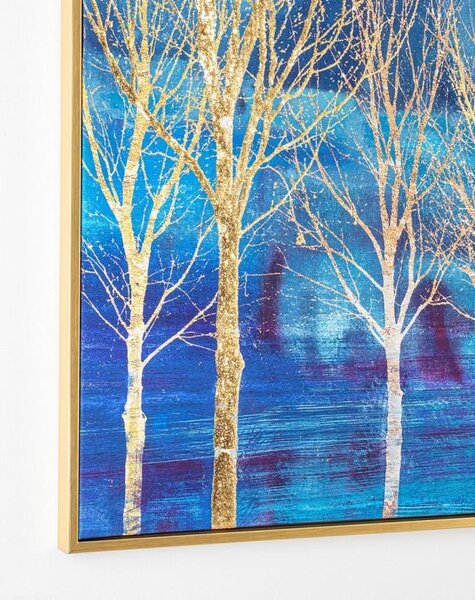 Quadro Dipinto a Mano 100x3,2x70 cm in Stampa su Tela