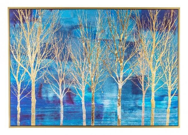 Quadro Dipinto a Mano 100x3,2x70 cm in Stampa su Tela