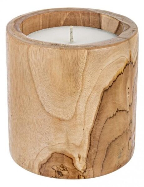 Candela Akabe Ø20x20 cm con Struttura in Legno