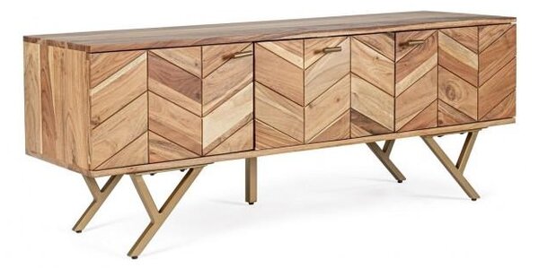 Mobile TV 3 Ante 130x40x51 cm in Legno