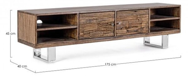 Mobile TV 2 Ante 175x40x45 cm in Legno
