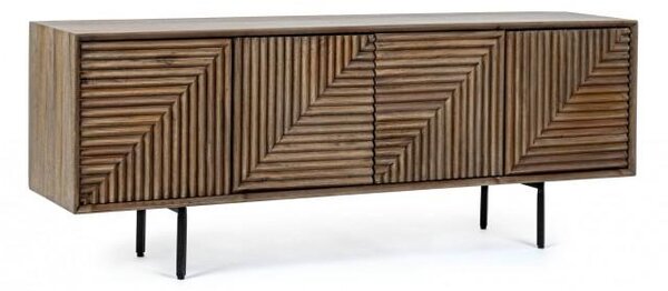 Mobile TV 4 Ante 140x32,5x53 cm in Legno