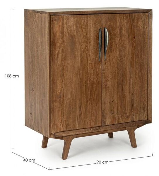 Mobile 2 Ante 90x40x108 cm in Legno