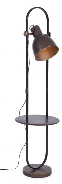 Lampada da Terra Piantana Ø38x141 cm 1 Luce E27 con Mensola