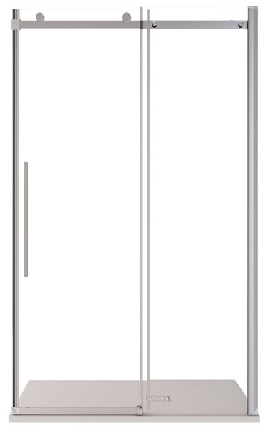 Porta Parete Doccia 100 cm 1 Anta Scorrevole in Cristallo Trasparente 8mm H195 Bonussi Selina