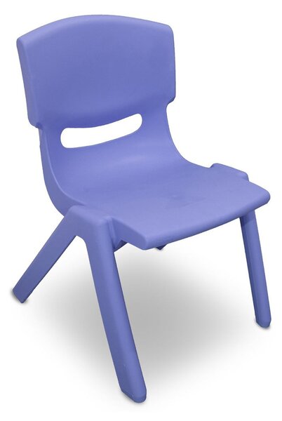 Sedia da Giardino per Bambini 26x30x50 cm in Plastica Blu