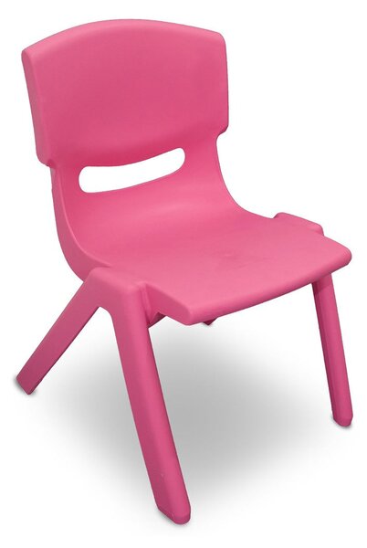 Sedia da Giardino per Bambini 26x30x50 cm in Plastica Rosa