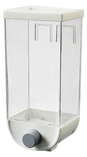 Contenitore Dispenser per Cereali Frutta Secca 1 Kg Bianco