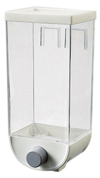 Contenitore Dispenser per Cereali Frutta Secca 1 Kg Bianco