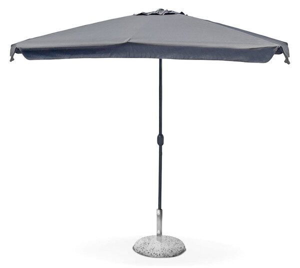 Ombrellone Tondo da Giardino Ø2,7 m 6 Stecche Grigio