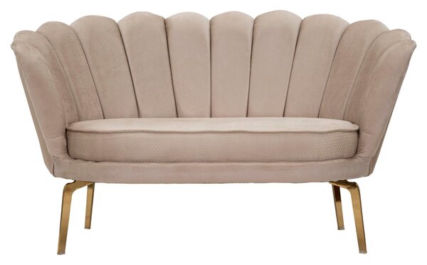 Divano 2 Posti 136x76x78 cm in Tessuto Imbottito