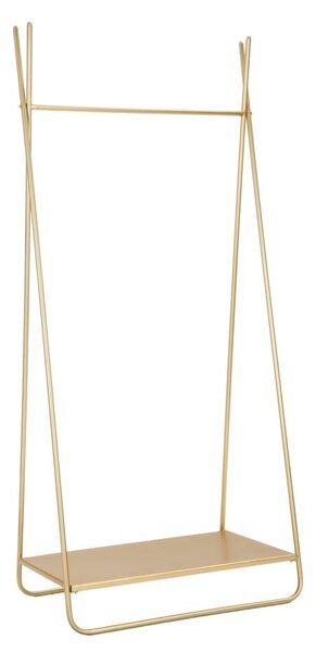Appendiabiti 63,5x40,5x142 cm con Ripiano in Metallo