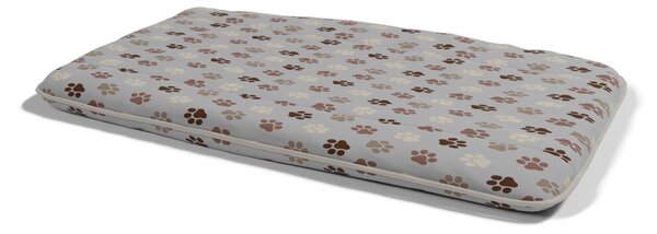 Cuscino Imbottito per Cani e Gatti 60x100 cm in Microfibra Pet Paws