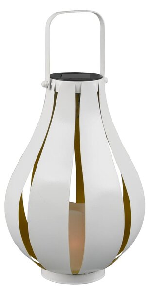 Lampada tavolo da Esterno a LED in Metallo Bianco Opaco