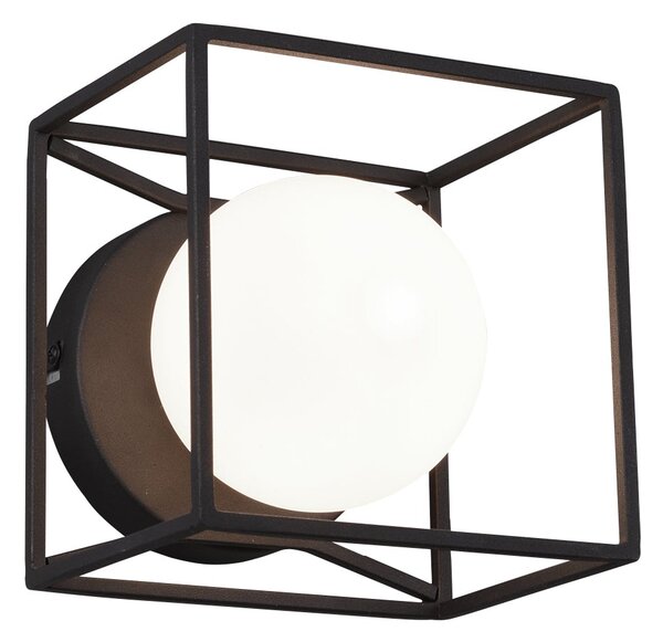 Applique da Interno G9 in Metallo Nero Opaco