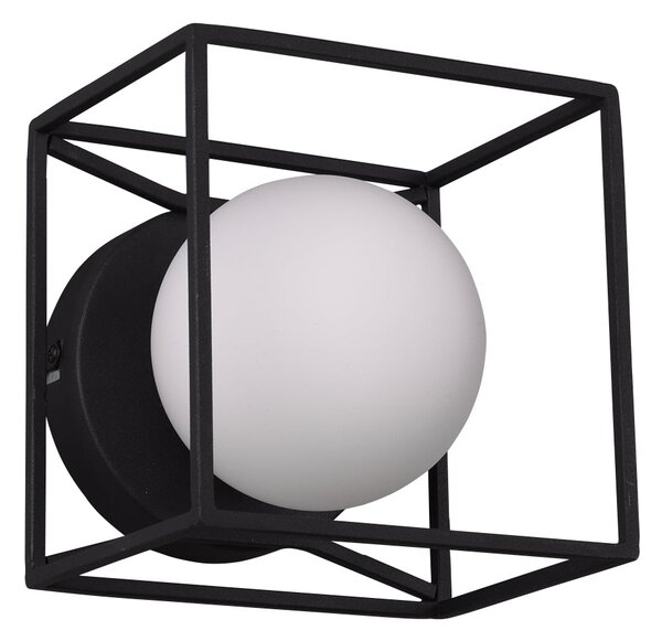 Applique da Interno G9 in Metallo Nero Opaco
